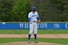 Baseball vs CGA  Wheaton College Baseball vs Coast Guard Academy during game one of the NEWMAC semi-finals playoffs. - (Photo by Keith Nordstrom) : Wheaton, baseball, NEWMAC